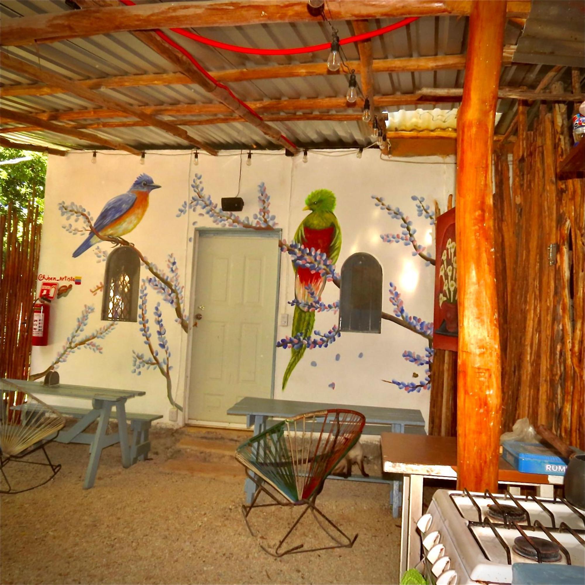 Hostalito Lahar Bacalar Bagian luar foto